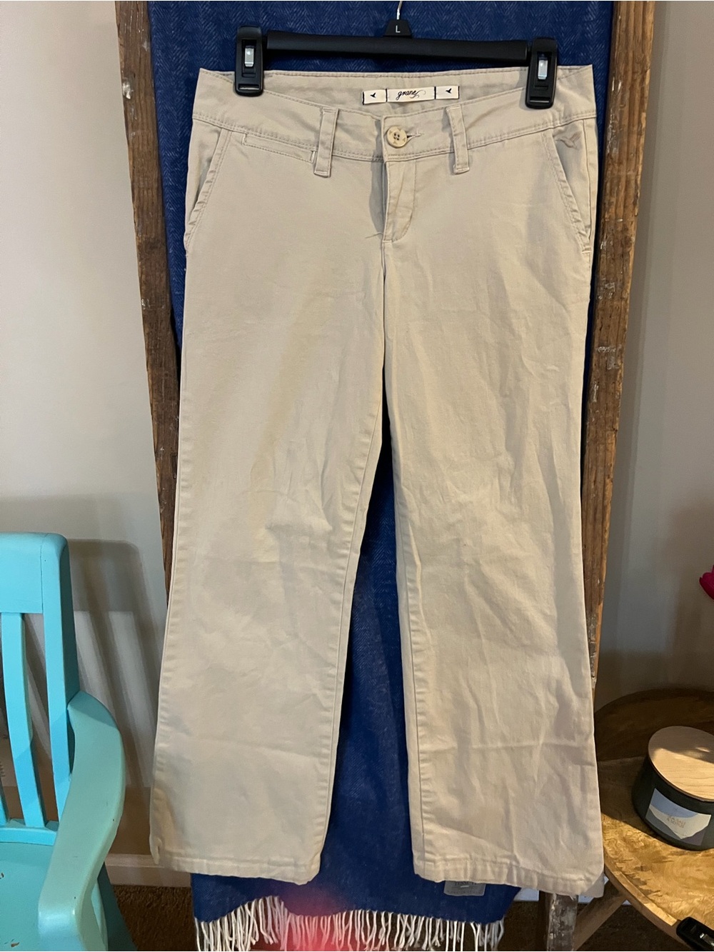 Grane Light Beige Women's Chino Pants Size - 3 Short